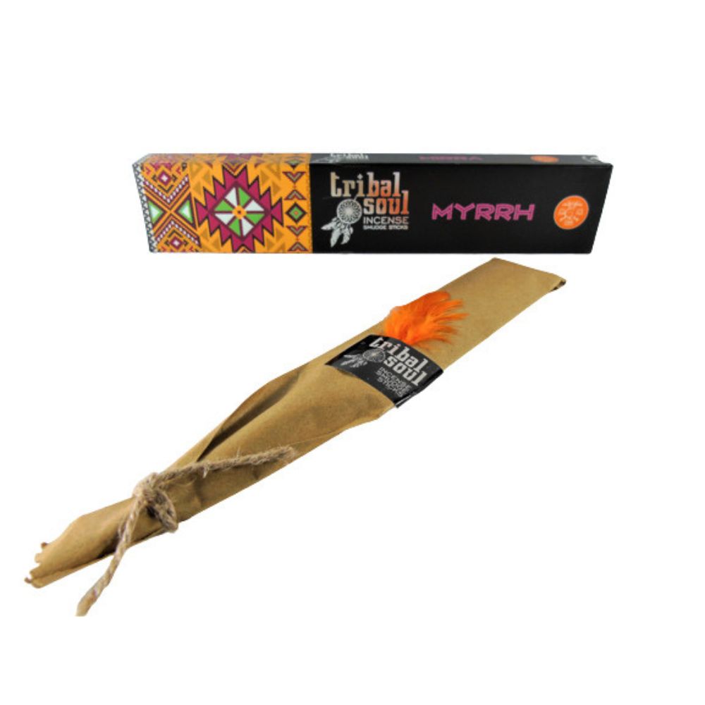 Myrrhe - Encens Tribal Soul 100% Naturel - Fait main, 15g