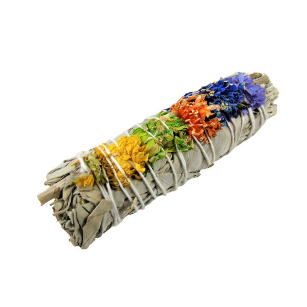 Positive Vibes - Sauge Blanche Californienne - Fagot de fumigation 30g, 10cm