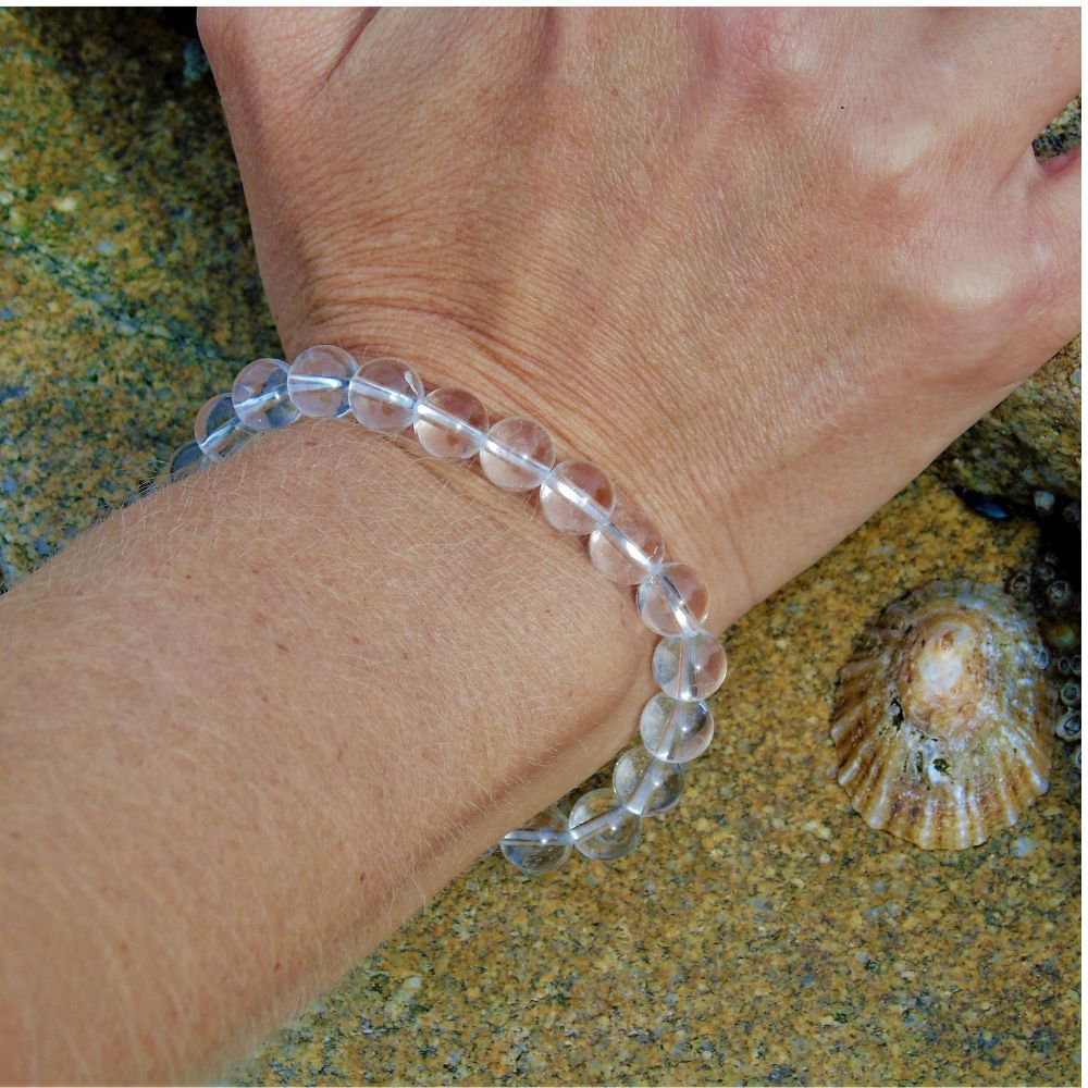 Bracelet en Cristal de Roche : Alignez l'ensemble de vos chakras