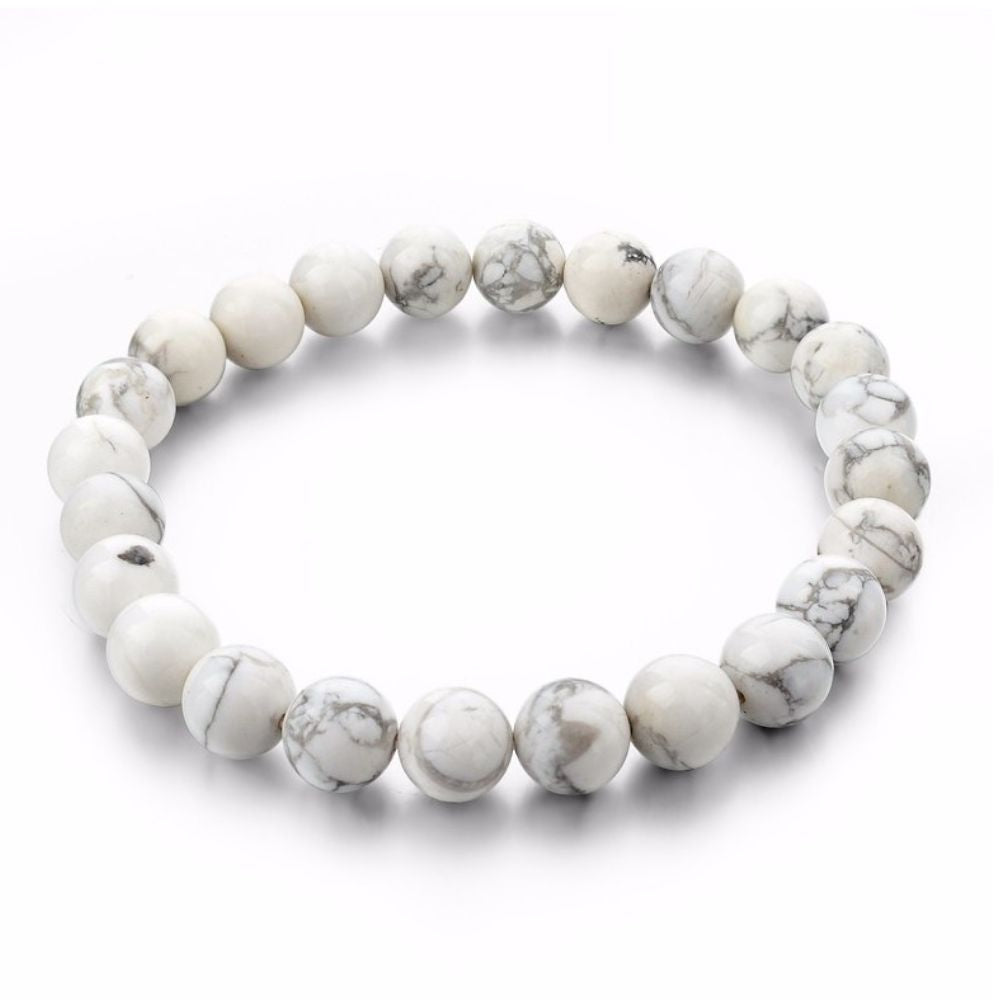 Bracelet en Howlite : Connectez votre Chakra Couronne