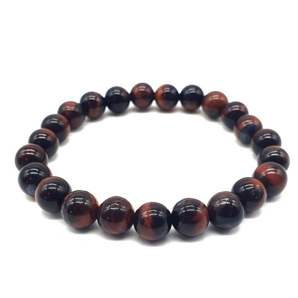 Bracelet en Oeil de Taureau : Résolvez les blocages liés aux Chakra Racine et Sacré