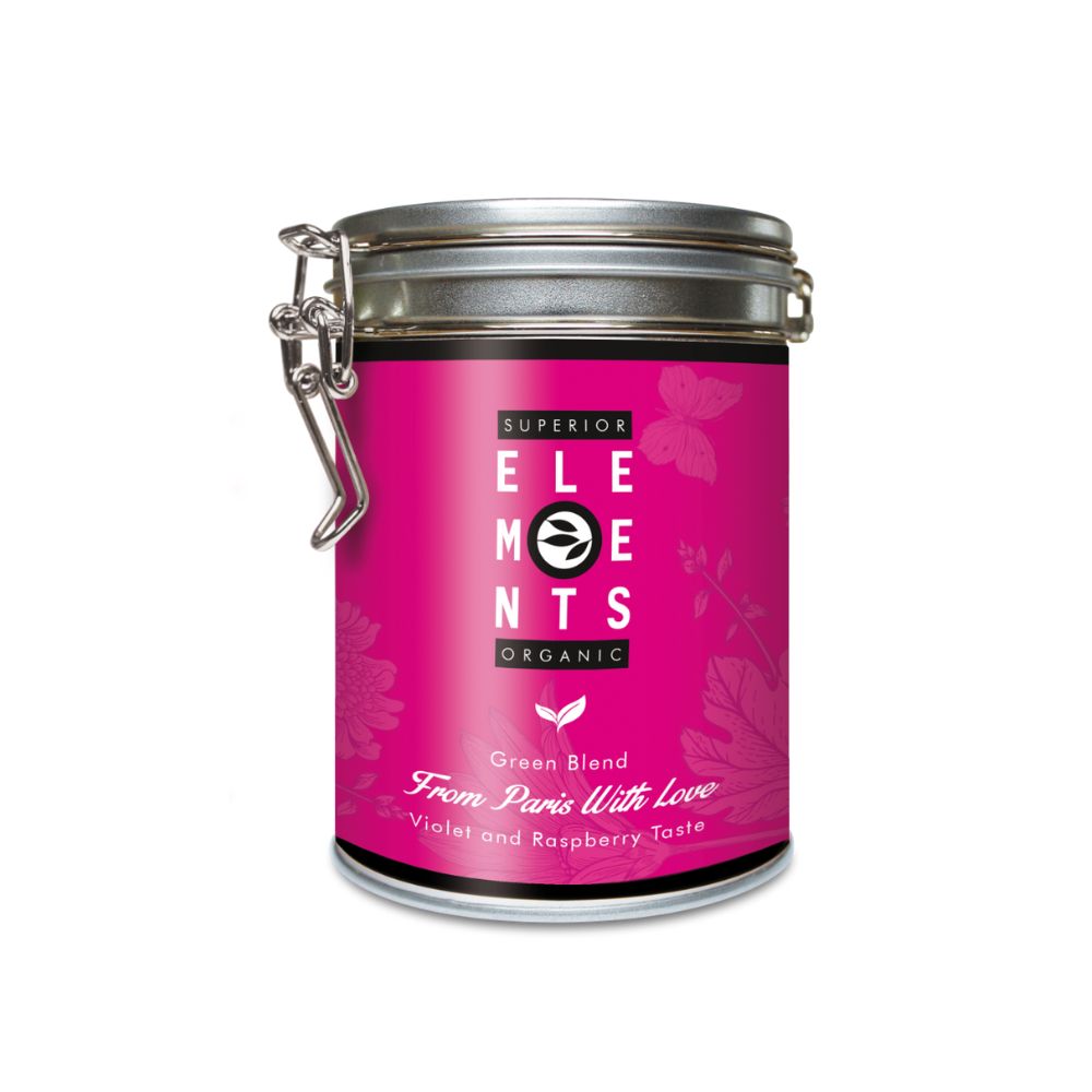 Violette, Framboise - From Paris With Love - Thé Vert Alveus Bio, 100g