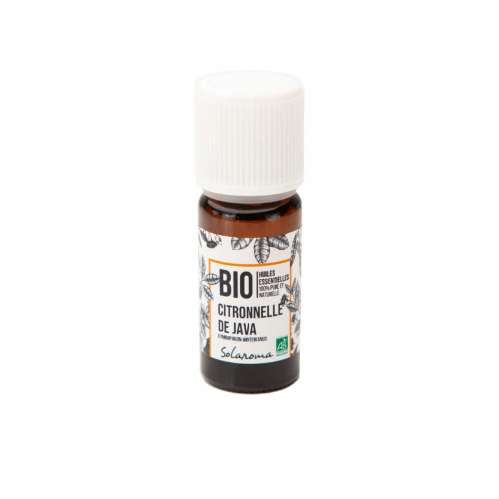 Citronnelle de Java Huile Essentielle Bio - Plexus Solaire - 10 ml