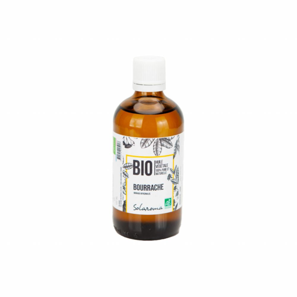 Huile de bourrache bio - nourrit et protège votre peau - 100 ml