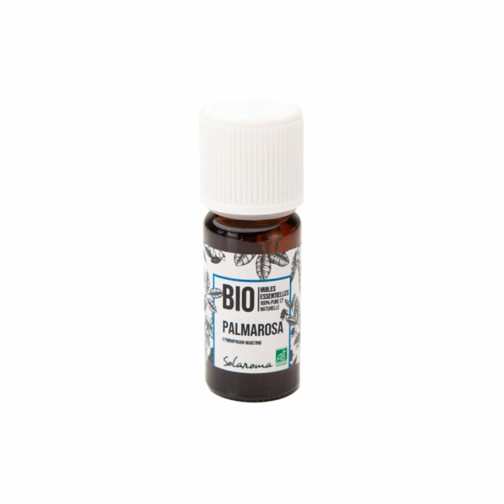 Palmarosa Bio - Huile Essentielle Bio - Chakra du 3ème Oeil - 10 ml