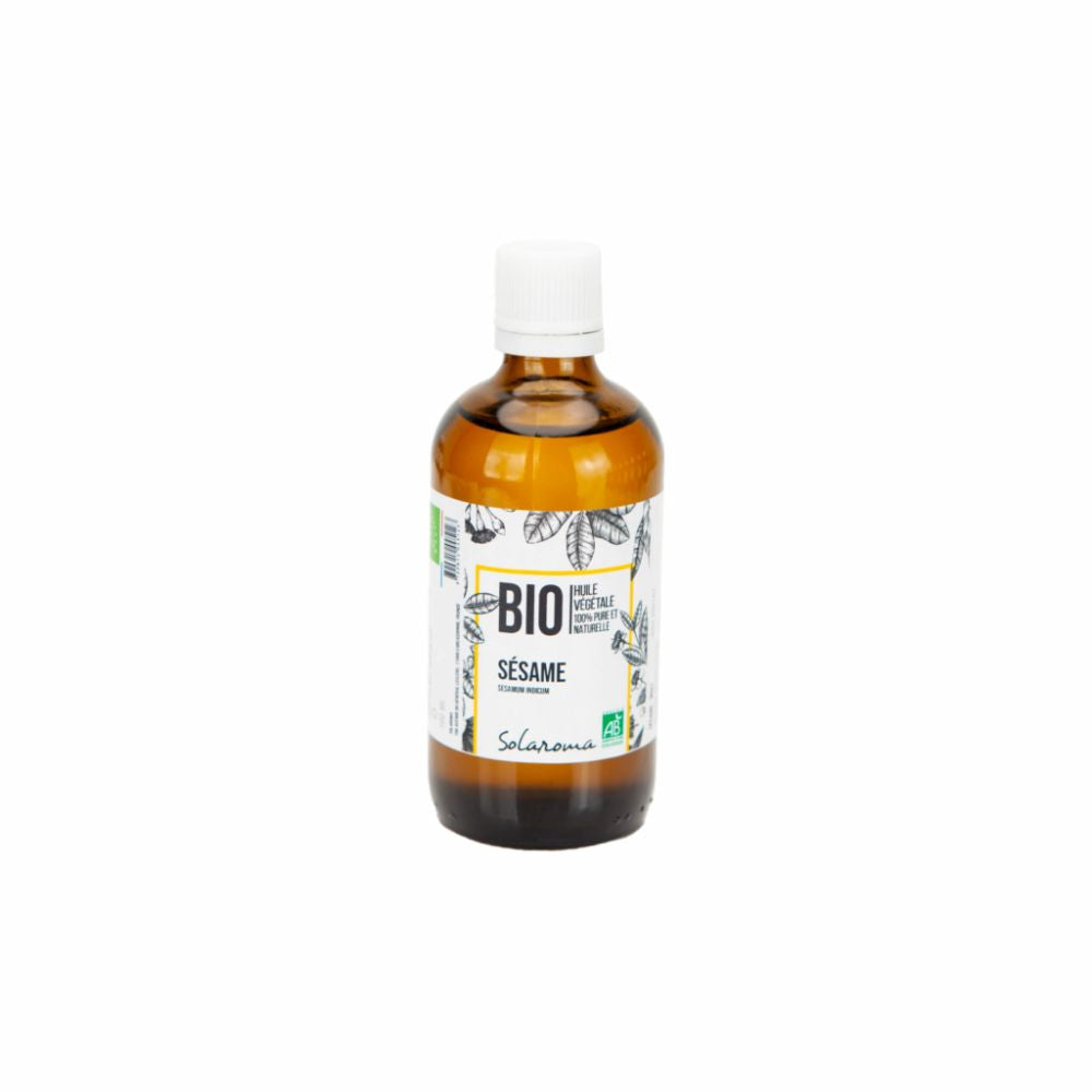 Sésame - Huile Végétale Bio 100% Pure et Naturelle, 100ml