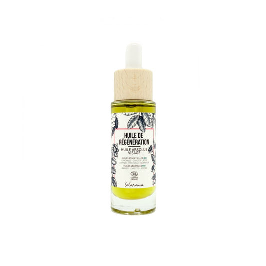 Huile de Régénération Bio pour le Visage - Sérum, 30ml