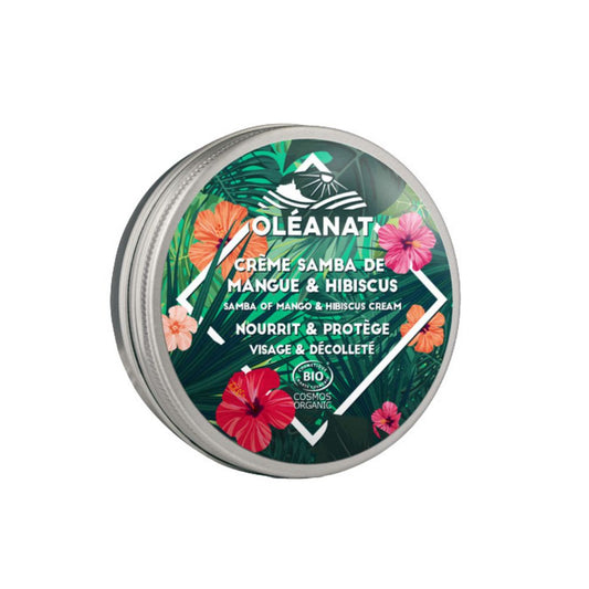 Crème visage & décolleté Bio - Samba de Mangue, Hibiscus - 50ml